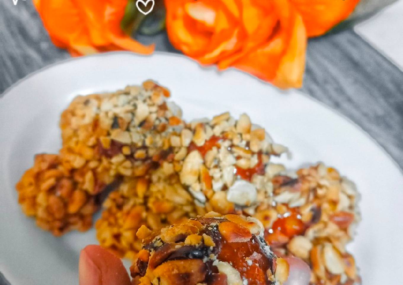 Nougat Cookies a.k.a Kue Kacang Karamel (Teflon)