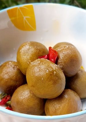 Hình của món Sấu dầm.