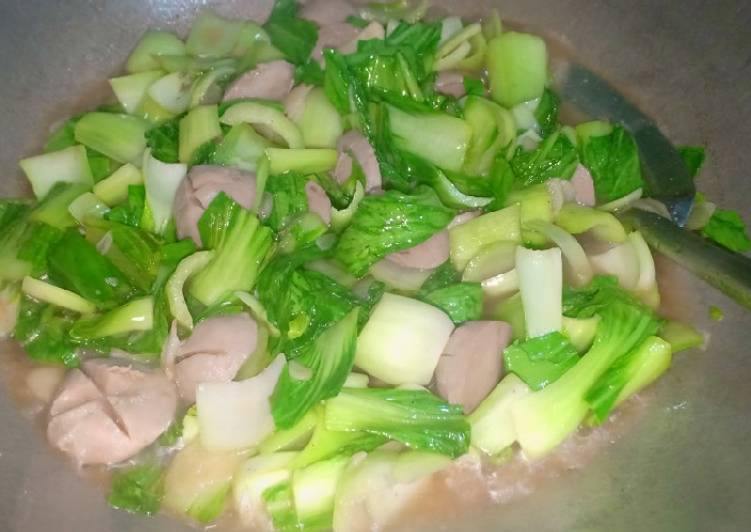 Langkah Mudah untuk Menyiapkan Tumis bakso pok coy Anti Gagal