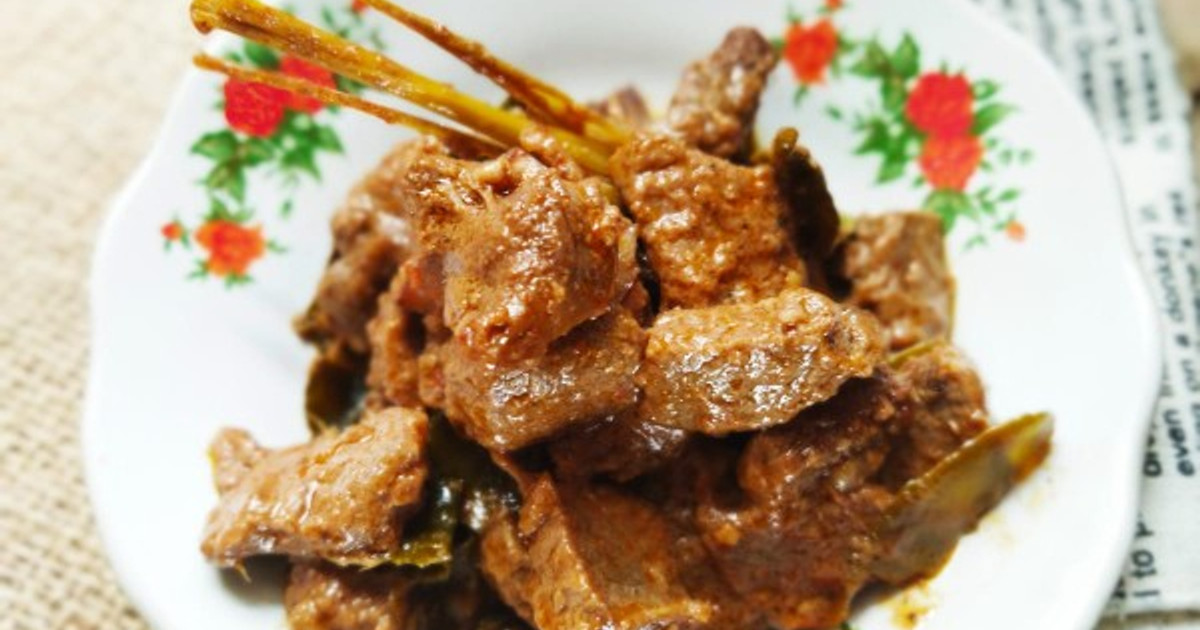Resep Rendang Daging Bumbu Jadi oleh Dapurdinar - Cookpad