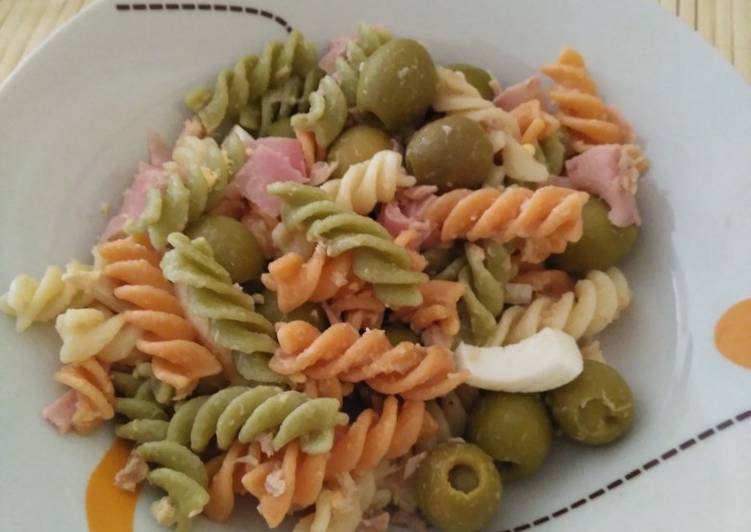 Ensalada de pasta rápida