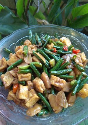 Foto resep Tumis Kacang Tahu Bakso Pete