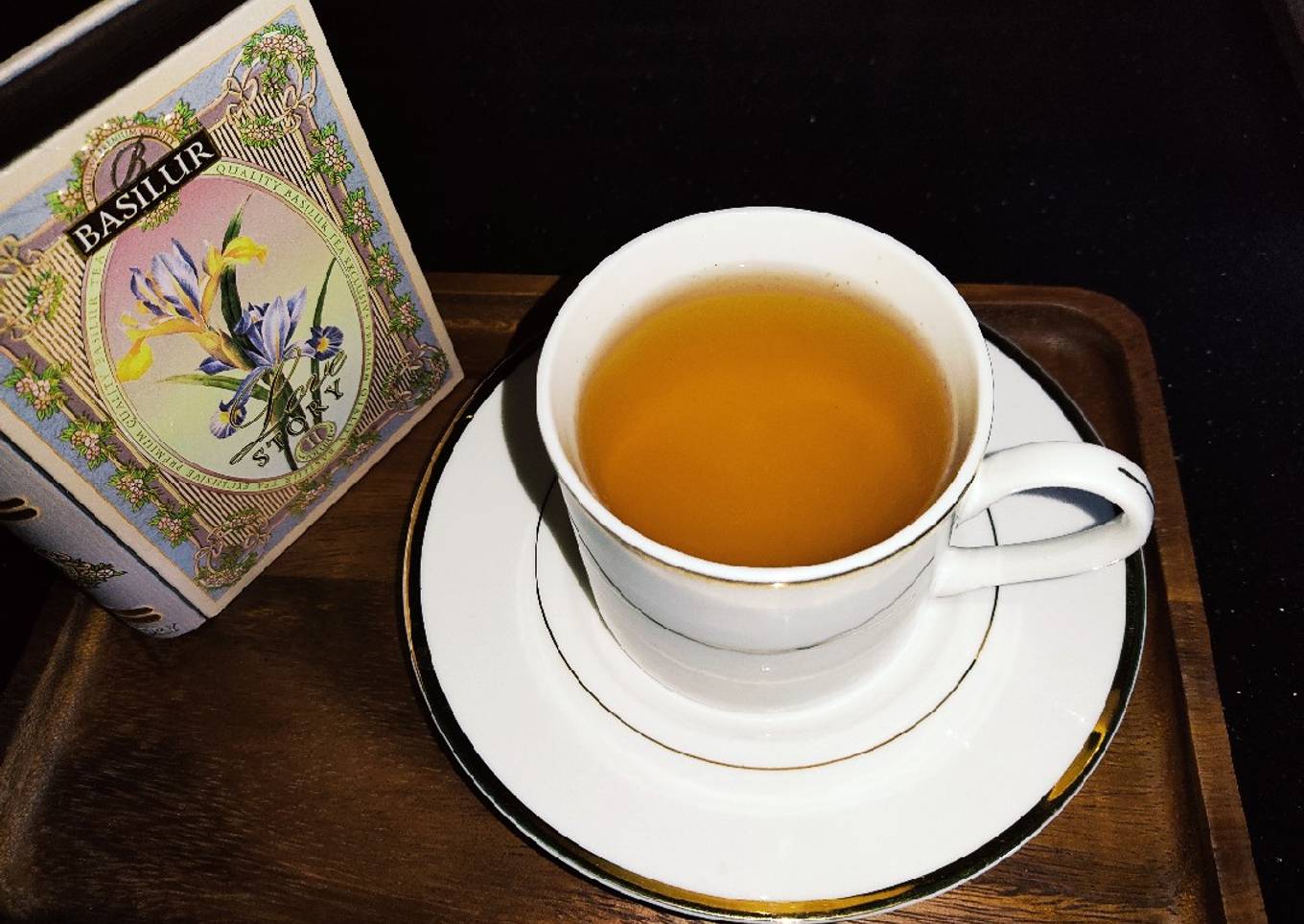 Apple 🍎 Tea 🍵 (with flavoured tea bag)