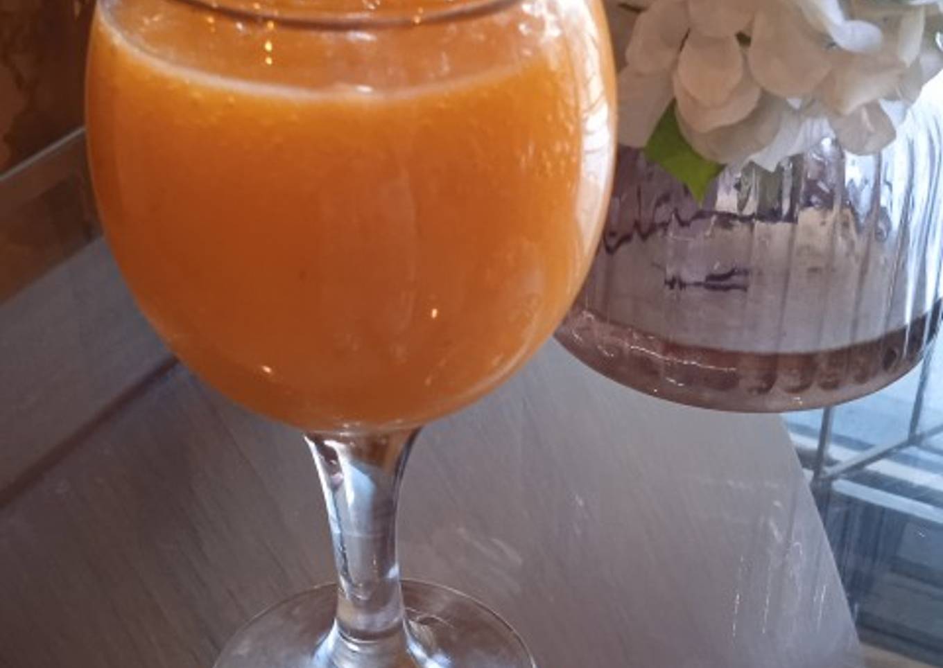 Peach and Mango juice