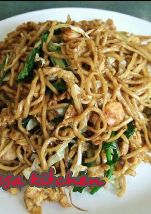 Foto resep mie goreng komplit
