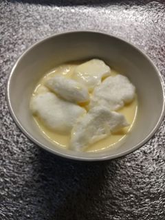 Madártej recept fotója