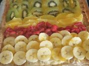 Una foto de tarta platanos