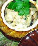 Жюльен с курицей и грибами