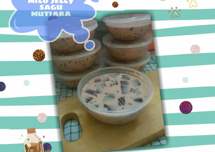 Milo jelly sagu mutiara