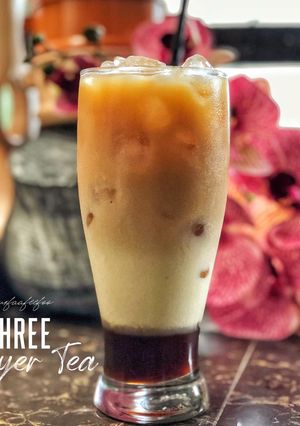 3 Layered Tea Resipi Three Layer Tea oleh Kakak Faa - Cookpad