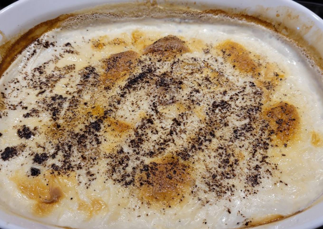 Arroz con leche al horno (receta británica)