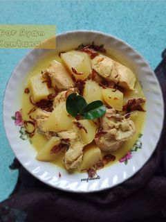 Foto resep Opor ayam kentang