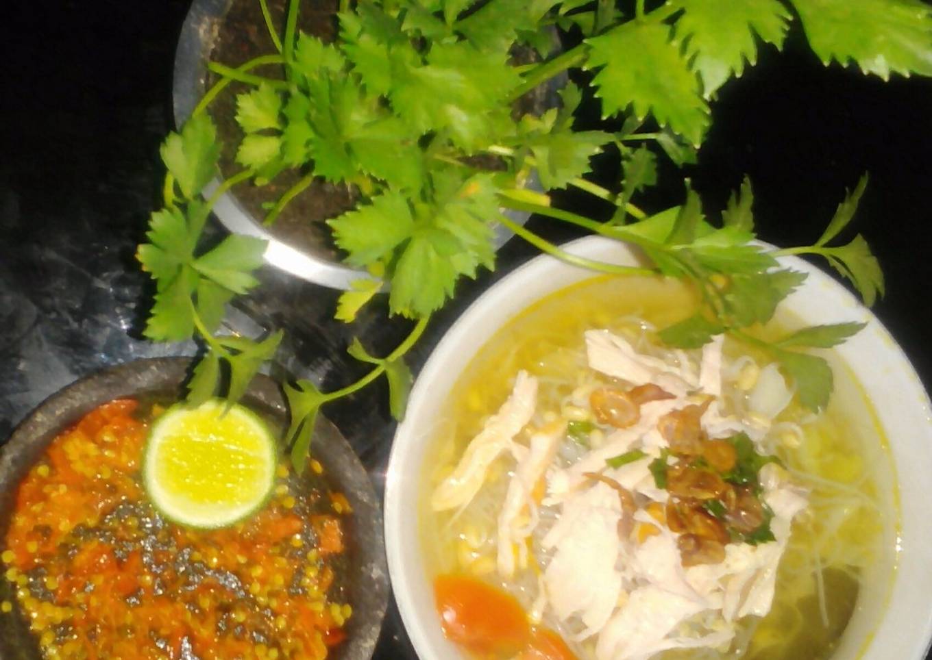 Soto ayam bening bumbu rempah no tumis no msg