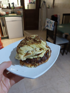 Una foto de Hot cakes keto esponjosos