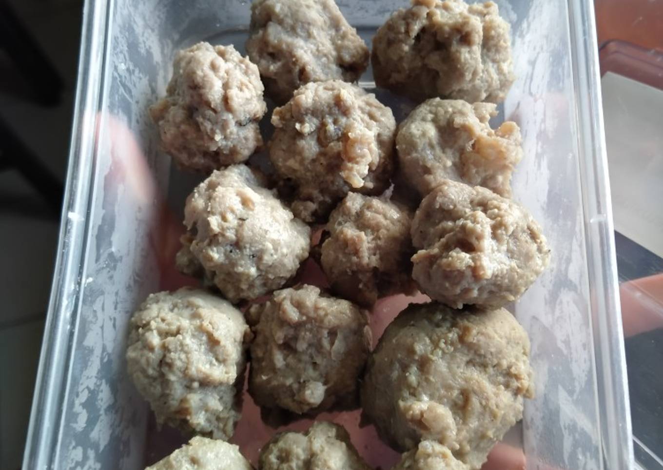 Bakso sapi no tepung debm/keto