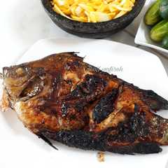 A picture of Ikan nila bakar.