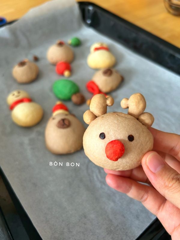 Bánh quy Giáng Sinh không bơ, không khuôn, đơn giản ít nguyên liệu