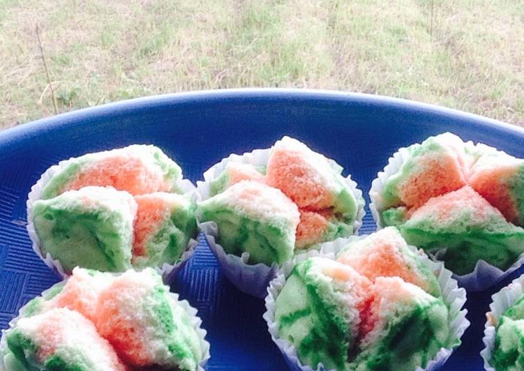 Kue bolu mekar kukus pasti kembang