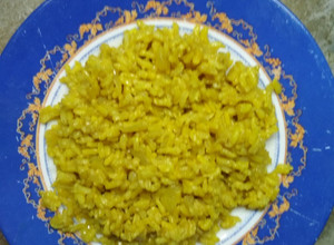 Una foto de Arroz integral al curry