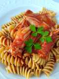 Fusilli con sugo di totani