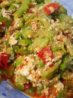 Foto resep Tumis pare telur
