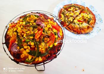 How to Make Yummy Tandoori veggie pizza