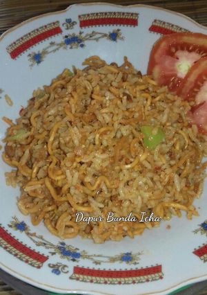Foto resep MieNas (Mie Nasi Goreng)