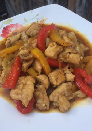 Foto resep Ayam Lada Hitam