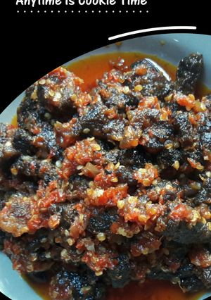 Foto resep 16. Dendeng balado khas Toraja