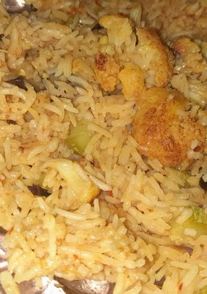 صورة لوصفة رُز بالخضار