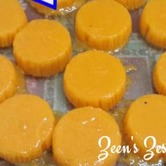 A picture of Mango Panna Cotta Cups.