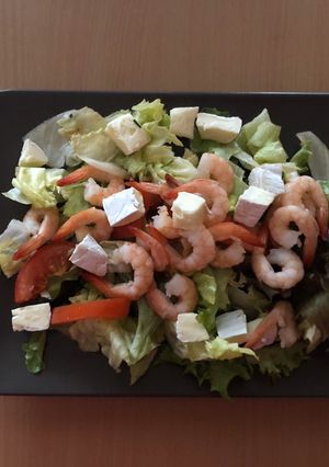 Garnélás saláta 🥗🍤 recept fotója