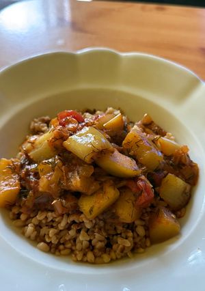 Tökös-kapros lecsó recept fotója