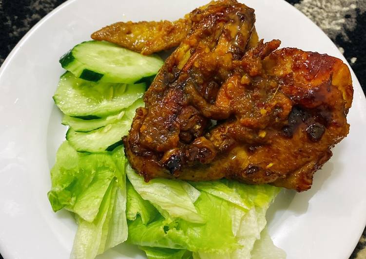Resep Ayam Bakar Kecap pakai Kecupan 😘, Sempurna