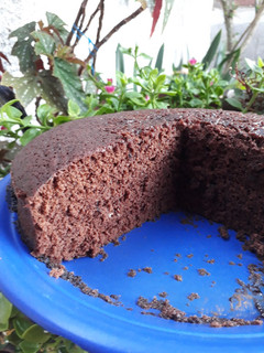 Una foto de Torta chocolate microondas