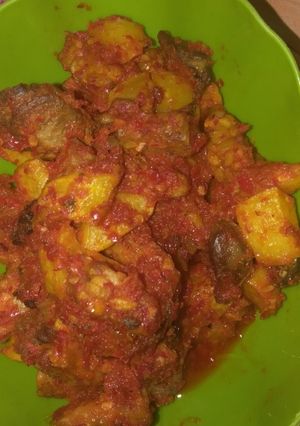 Foto resep Sambal kentang, ati dan tempe