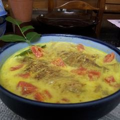 A picture of Fish Molee(kerala style).