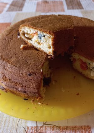 Foto di Ciambella salata al cucchiaio Mediterranea