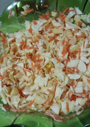 Una foto de Ensalada de col y manzana