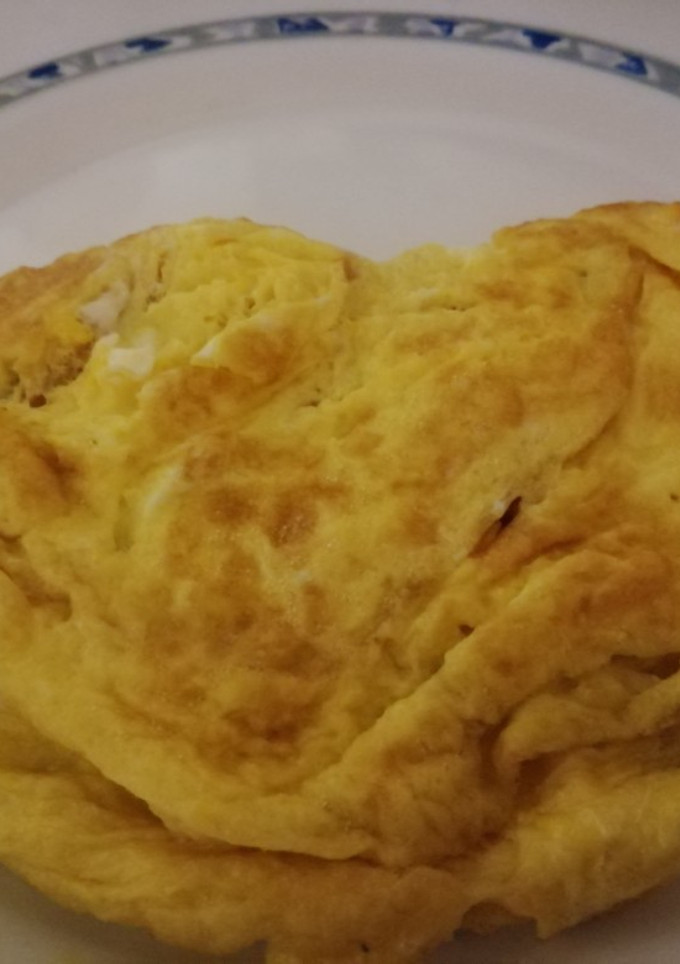 Una foto de Tortilla francesa con queso de cabra