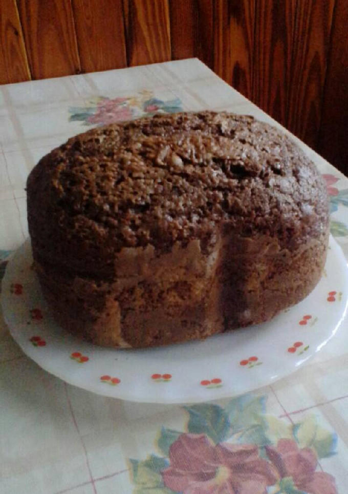 Una foto de Bizcochuelo de chocolate en hornito Atma
