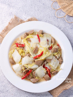 Foto resep Tumis Sawi Putih Bakso