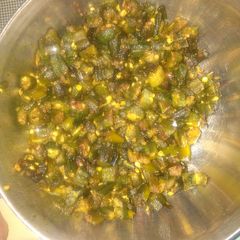 A picture of Okra vegetable.