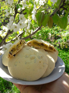 عکسی از دستور شیرینی پفکی گردویی👌😋