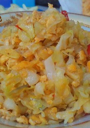 Foto resep Kol Tumis Telur