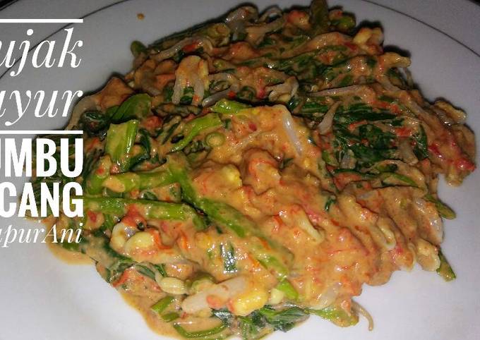 Resep Rujak Sayur bumbu kacang oleh Ani Raharjo (richeese ...