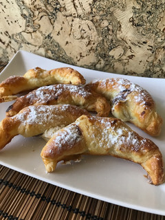 Una foto de Croissant de Nutella
