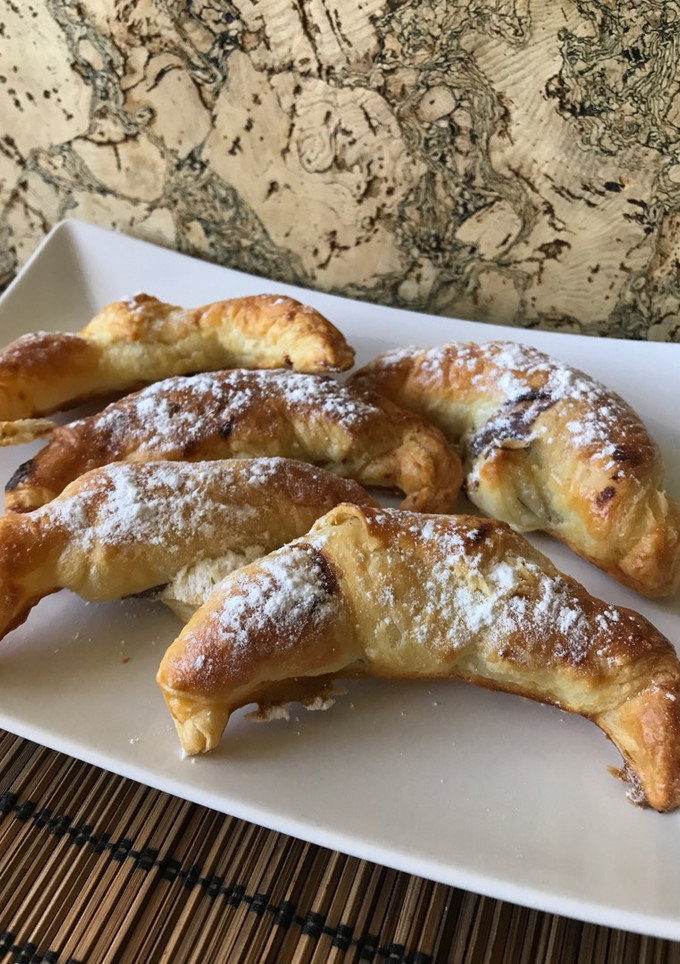 Una foto de Croissant de Nutella
