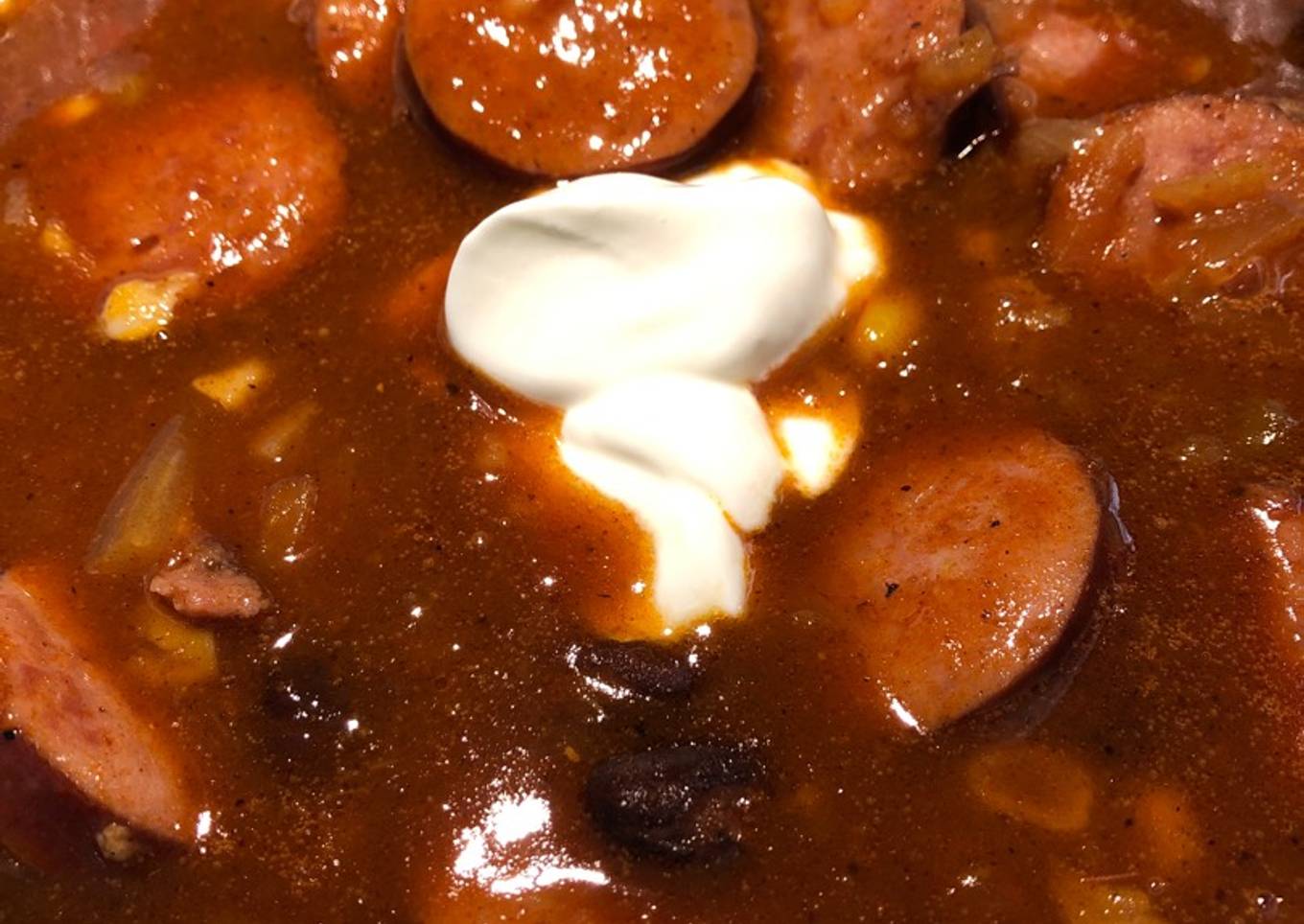 Lazy Kielbasa Taco Soup