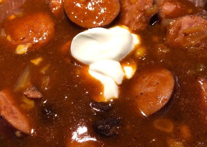 Recipe of Jamie Oliver Lazy Kielbasa Taco Soup